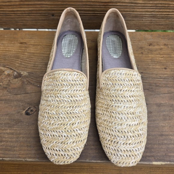 Com + Sens Shoes - Com + Sens Gloriette Woven Raffia Shoes